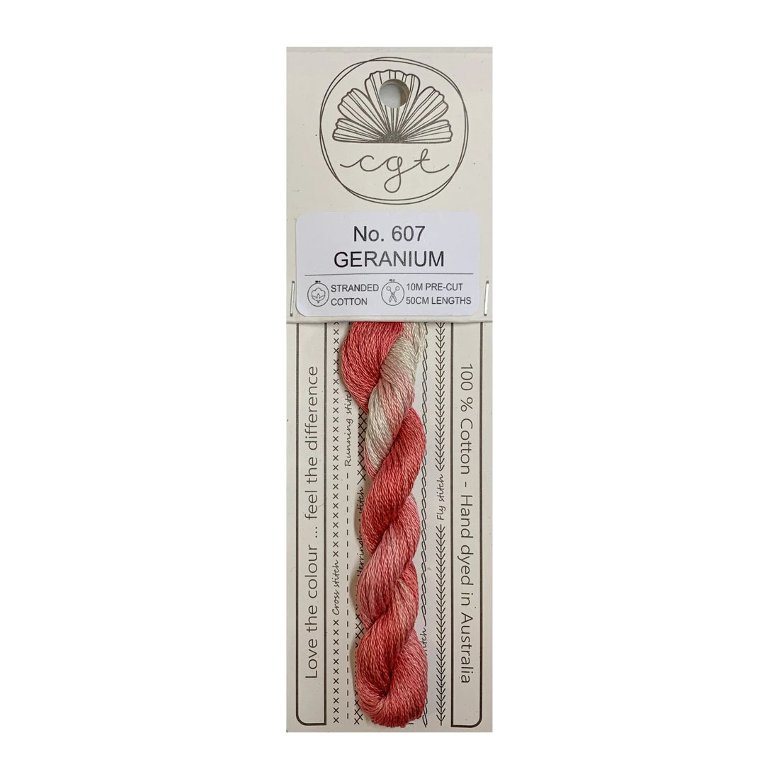 607 Geranium - Cottage Garden Threads