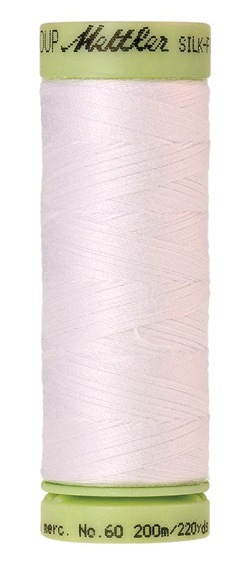 Mettler Silk Finish Cotton 60 200m - 2000 White