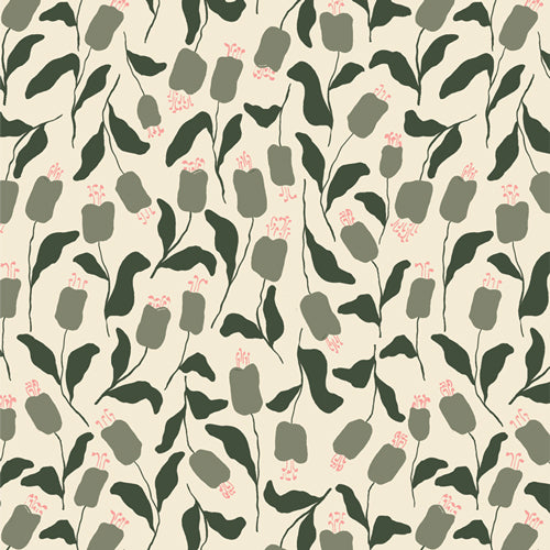 Mountain Buds Whisper - A Year in Petals by Art Gallery Fabrics