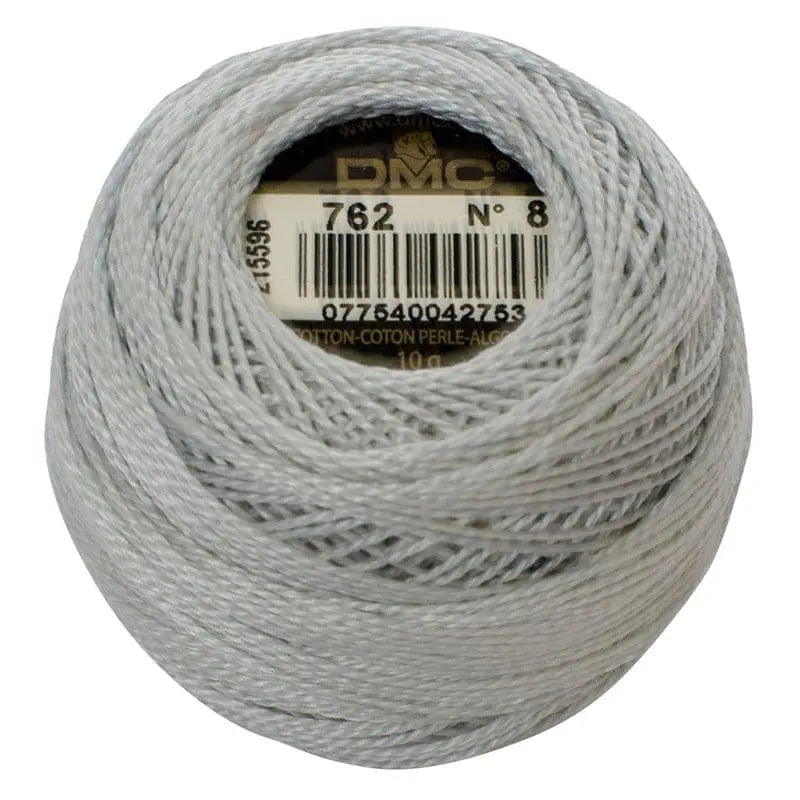 DMC Perle Cotton Thread No 762 | Very Light Pearl Gray