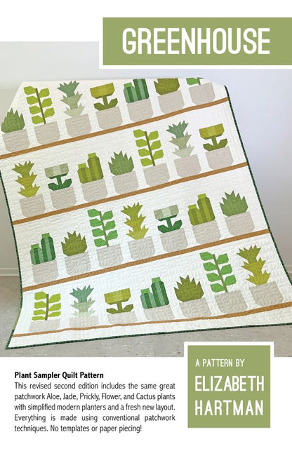 Greenhouse Quilt Pattern - Elizabeth Hartman