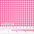 Fabric swatch light and dark pink magenta check haberdashery pattern