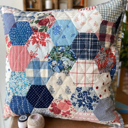 Hexagon Cushion Pattern - Treehouse Textiles