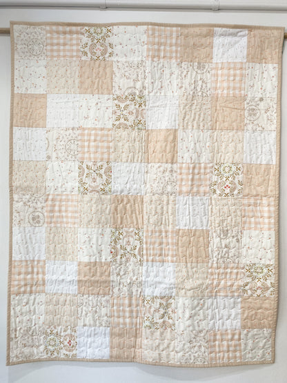 Ballerina Squares Baby Quilt