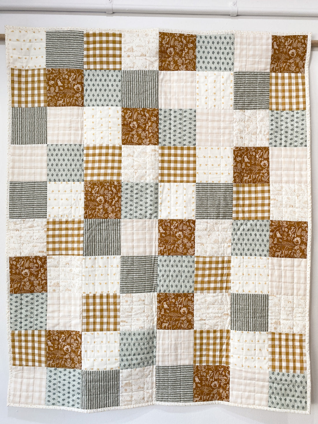 Farm Squares Baby Quilt