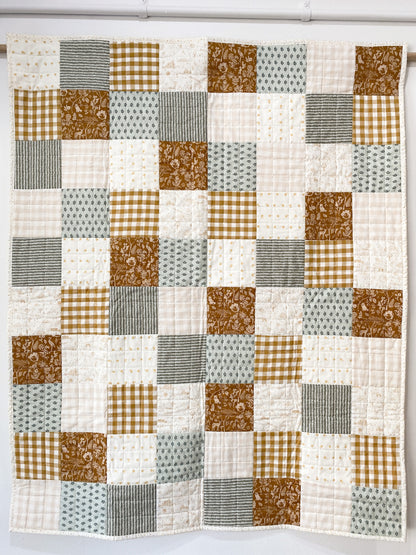 Farm Squares Baby Quilt