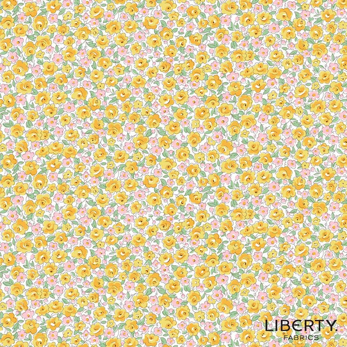 Etty Rose Yellow - Heirloom 5 - Liberty Quilting Cotton