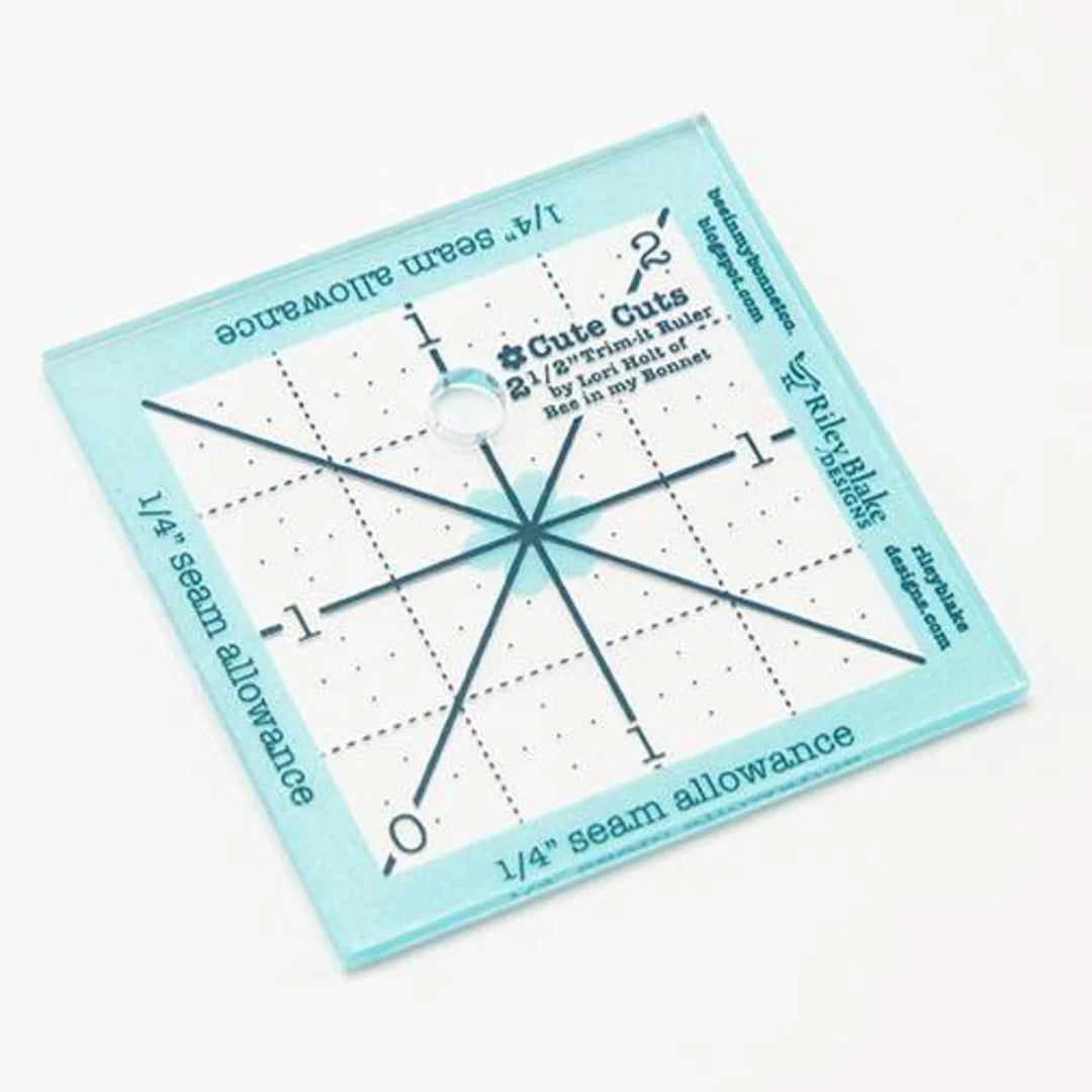 Trim It 2.5&quot; Square Cute Cuts Ruler - Lori Holt