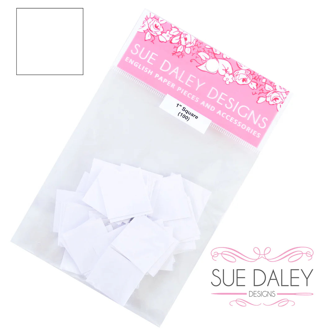 1&quot; Square Papers (Pack of 100) - Sue Daley Designs