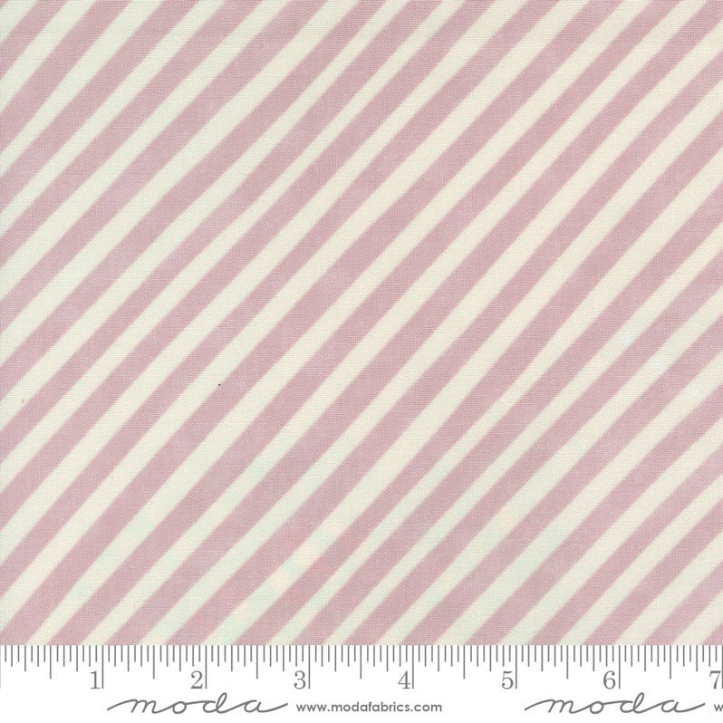 Candy Stripe Mauve - Love Letter by Moda