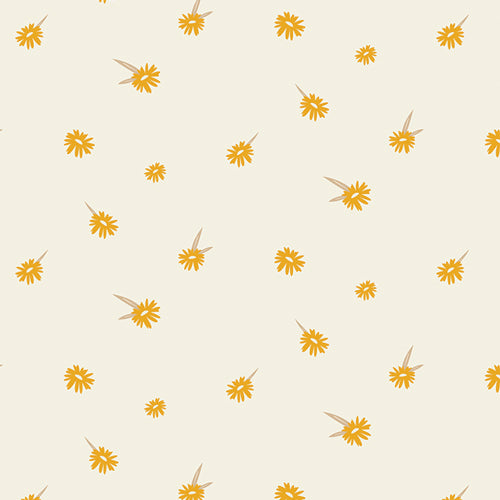 Dancing Daisies Honey - Honey Fusion by Art Gallery Fabrics