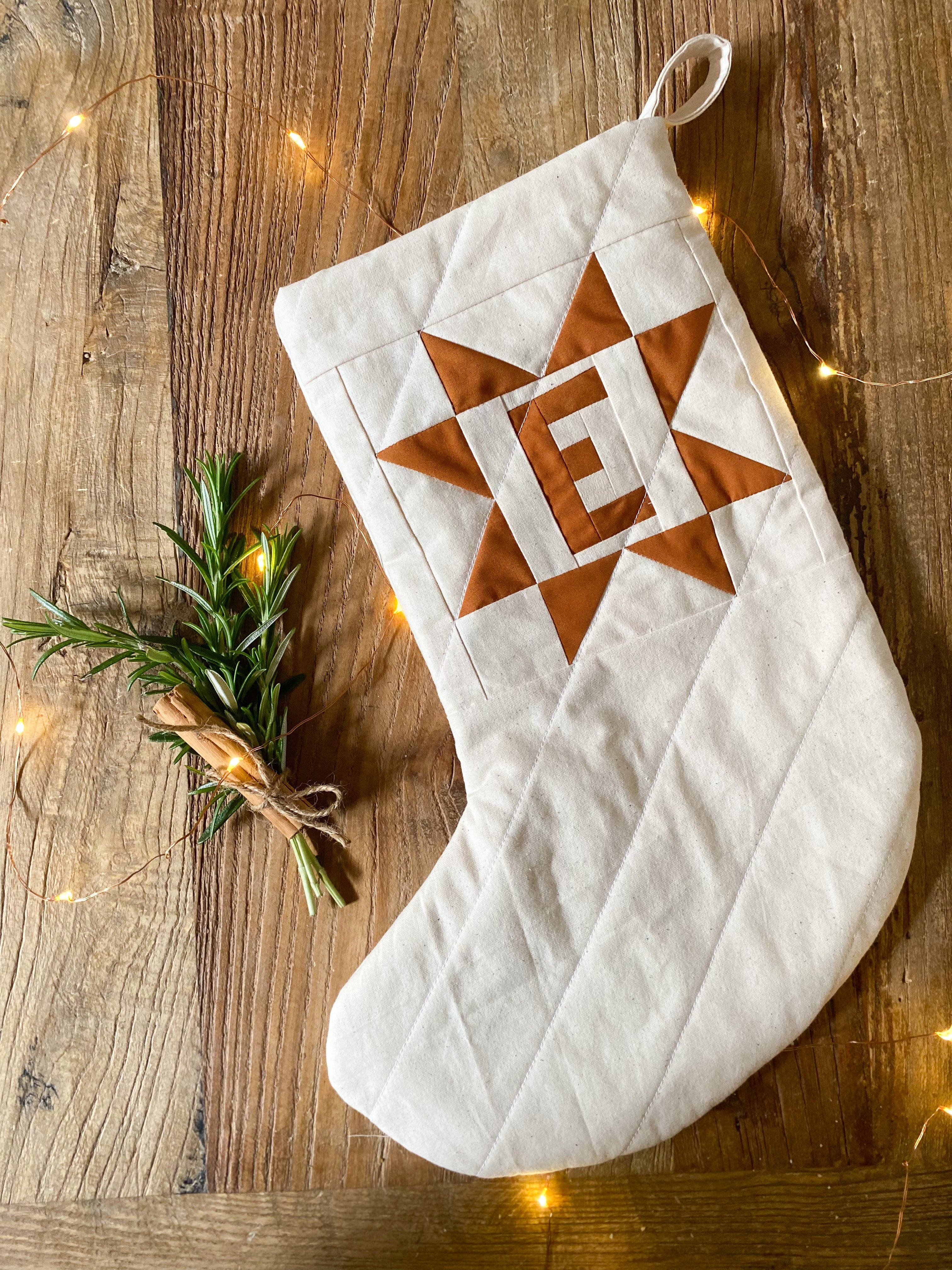 Personalized Christmas Stocking, Quilted Stocking, Monogram Stocking, selling Santa Stocking